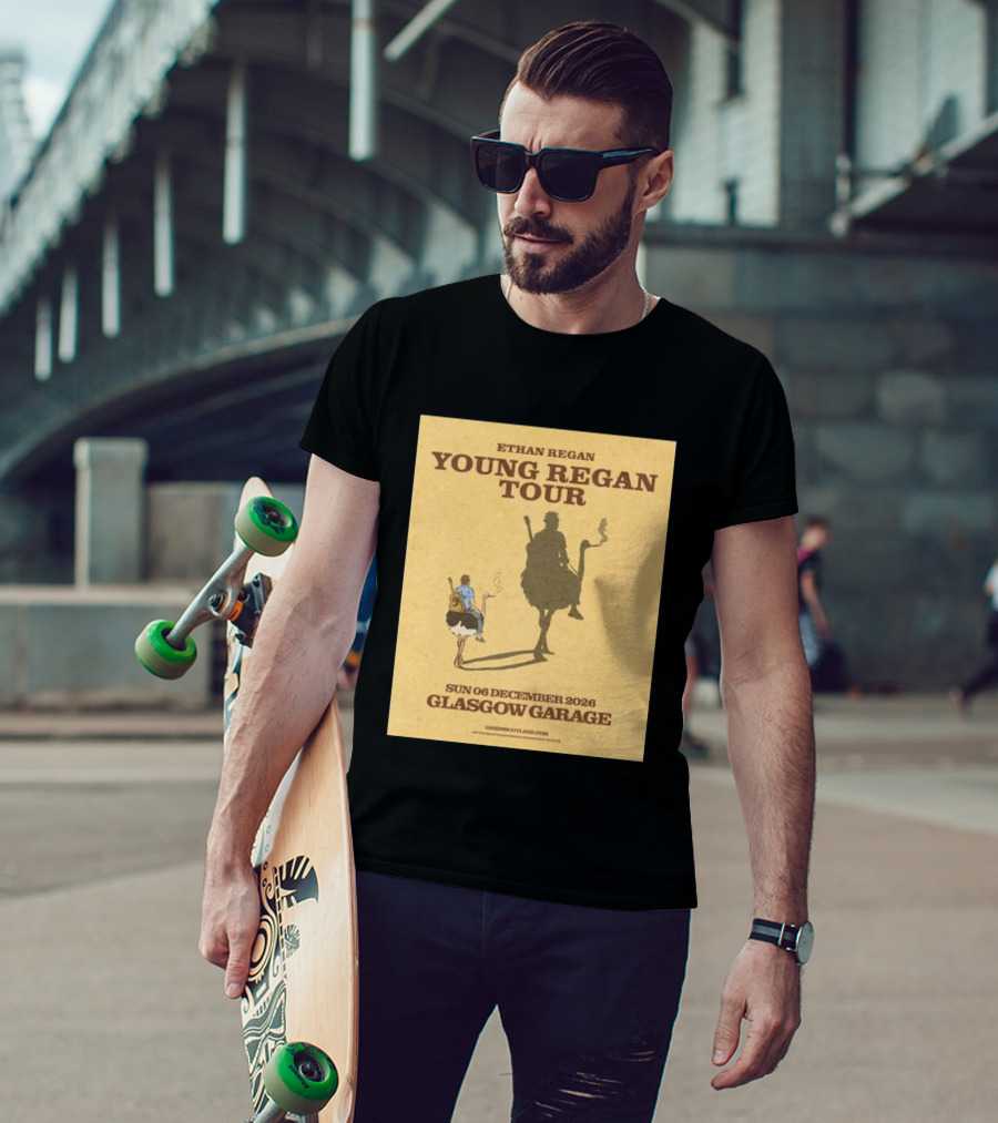 Ethan Regan Young Regan Tour December 2026 Glasgow Garage T-Shirt