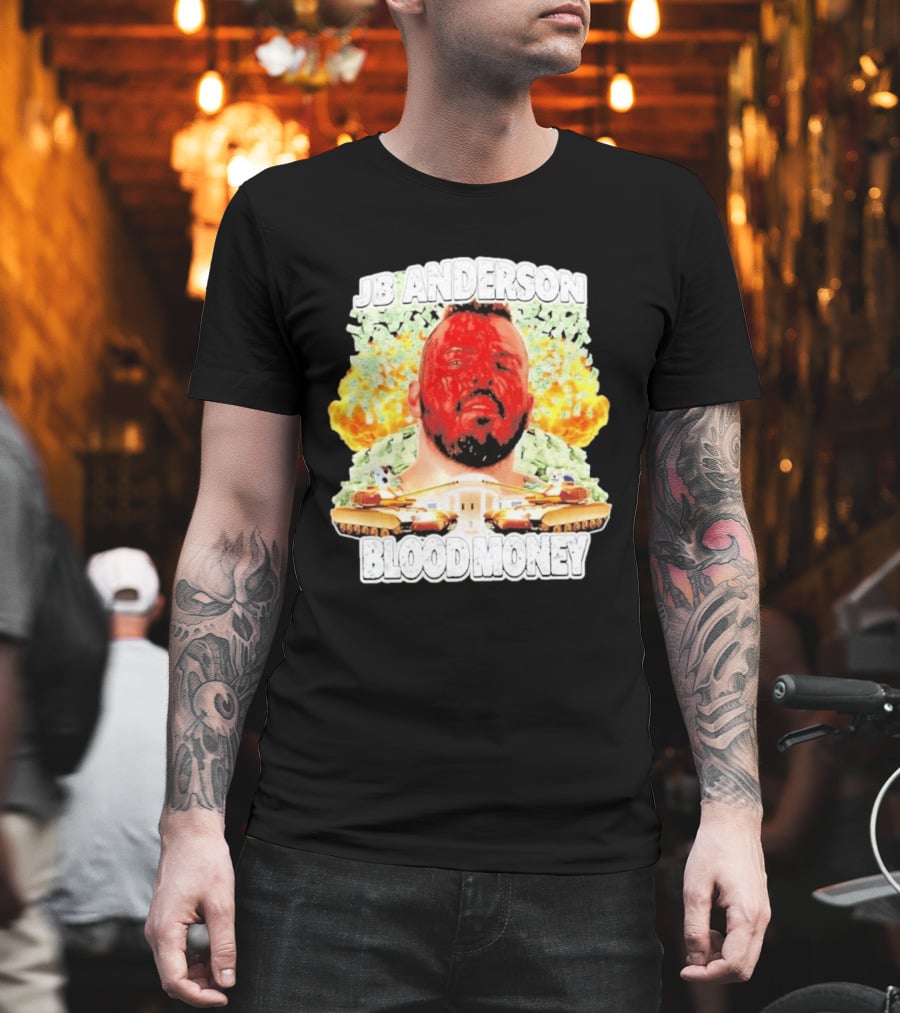 JB Anderson Bloodmoney 90s Bootleg Explosion Cash Tanks T-Shirt