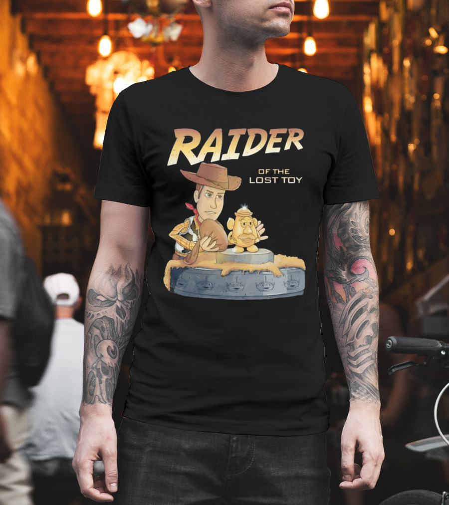 Raiders Toy Story Woody Mr Potato Head Lost Toy T-Shirt