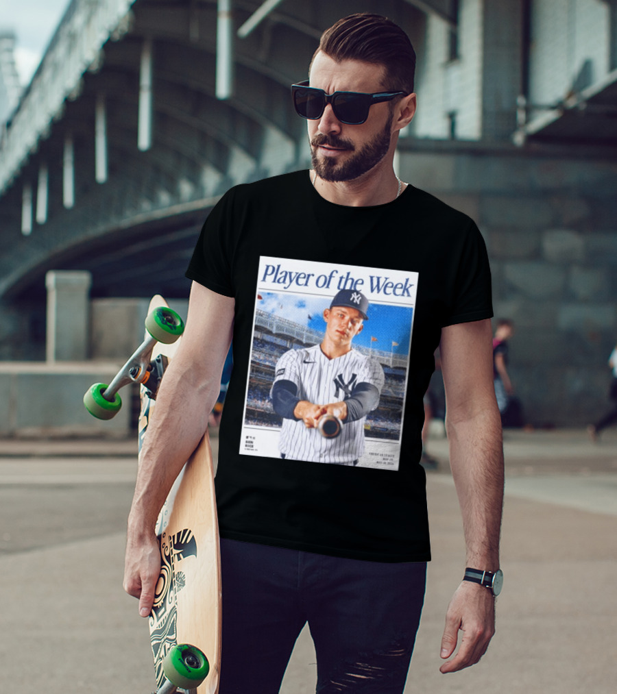 American League May 25 May 31 2026 Ben Rice Player Of The Week Yankees T-Shirt