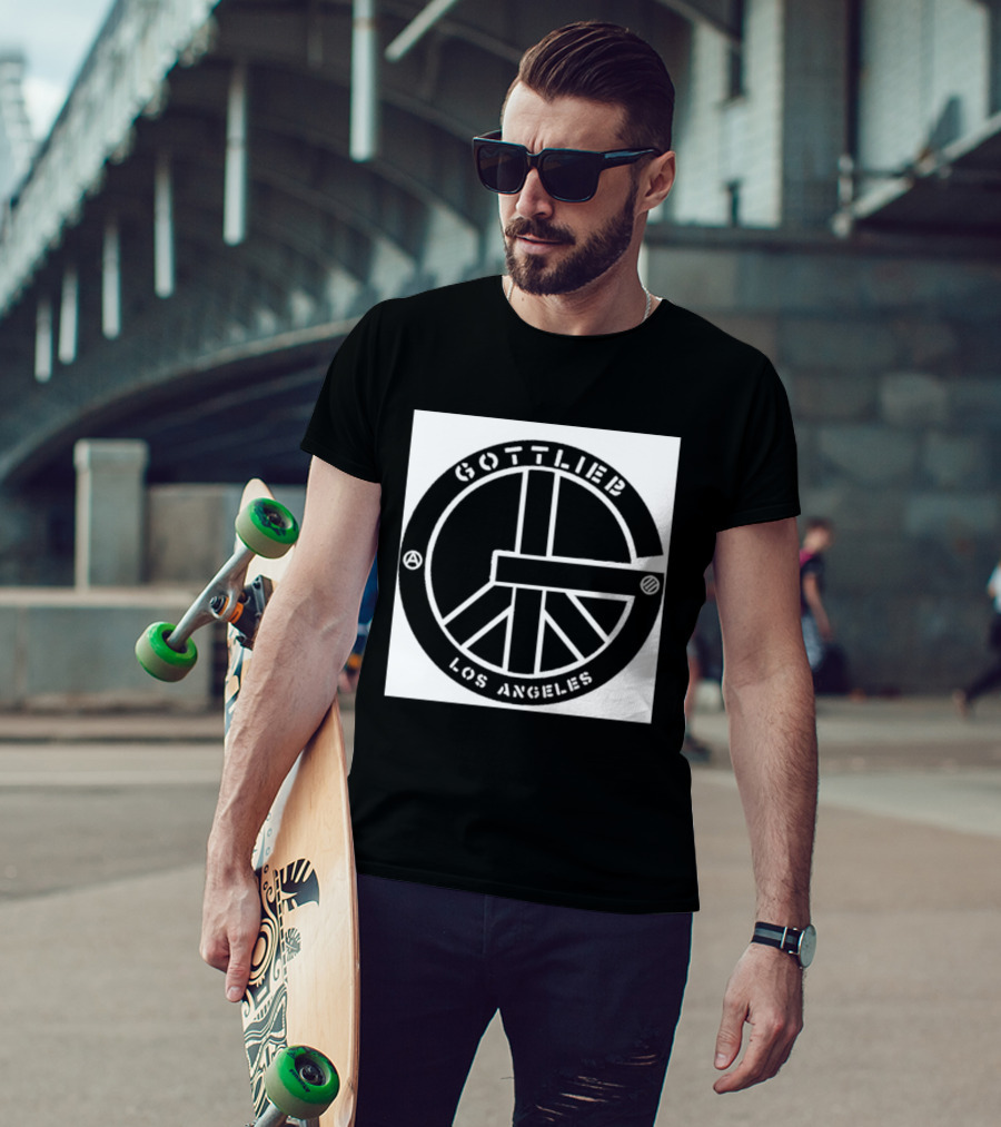 Gottlieb Peace Symbol Circle Los Angeles T-Shirt