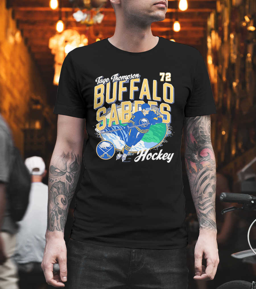 Tage Thompson 72 Buffalo Sabres Hockey Player T-Shirt