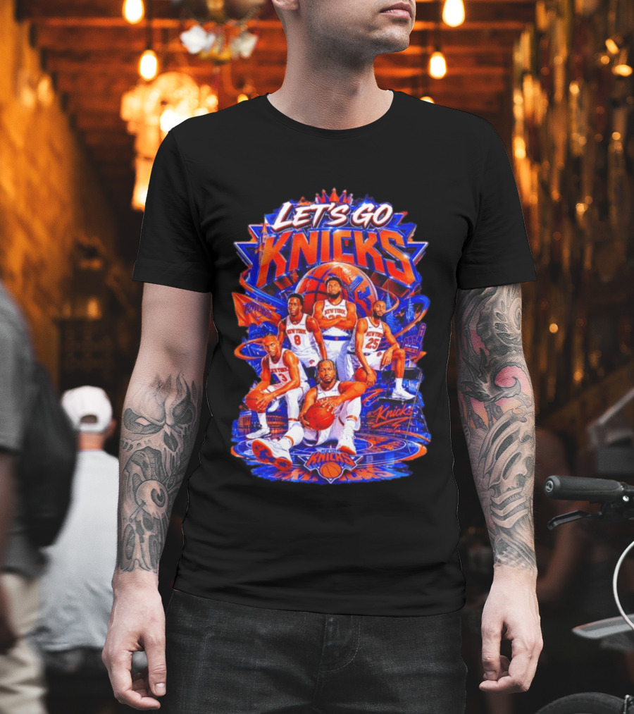 Jalen Brunson New York Knicks Let's Go 2026 NBA Basketball Players T-Shirt