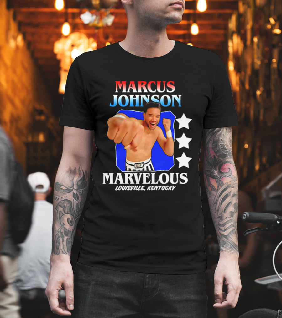 Marcus Johnson Marvelous Boxer Louisville Kentucky T-Shirt