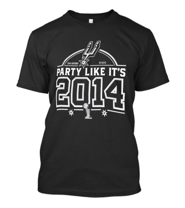 San Antonio Spurs 2014 Championship Celebration T-Shirt