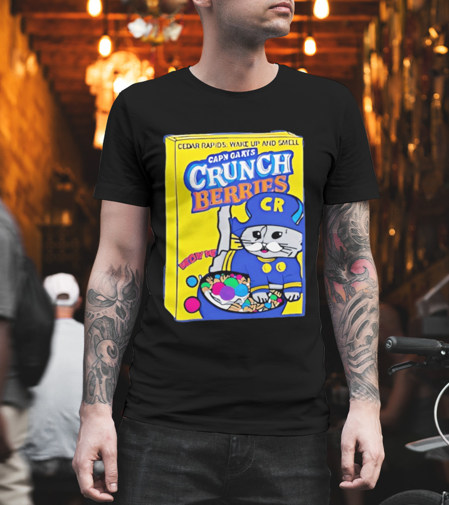 Cedar Rapids Wake Up And Smell Capn Oats Crunch Berries T-Shirt