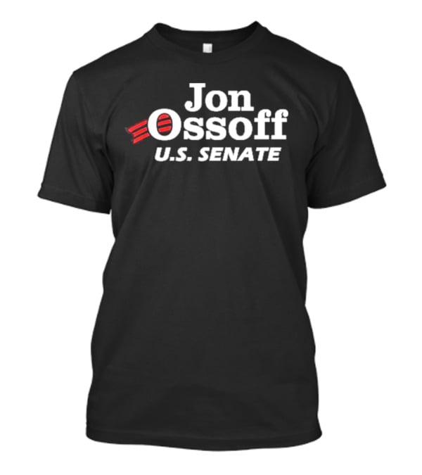 Jon Ossoff U.S. Senate Vote Text With Stripes T-Shirt