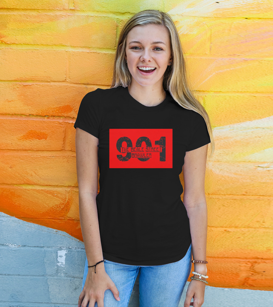 901 Beale Street Brawler Memphis Pride T-Shirt