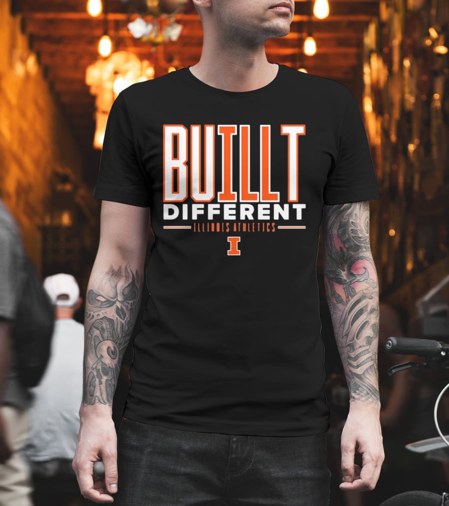 BuILLt Different Illinois Athletics I T-Shirt