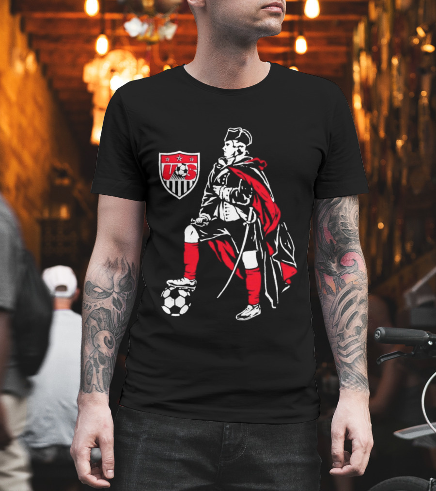George Washington US Soccer 500 Level GV Cotton Iconic Sports T-Shirt