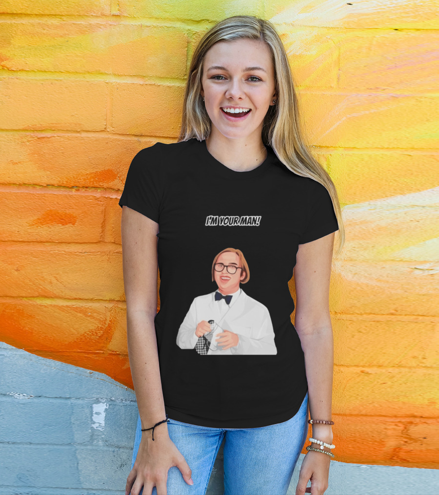 Max And Paddy I Am Your Man Bow Tie White Jacket T-Shirt