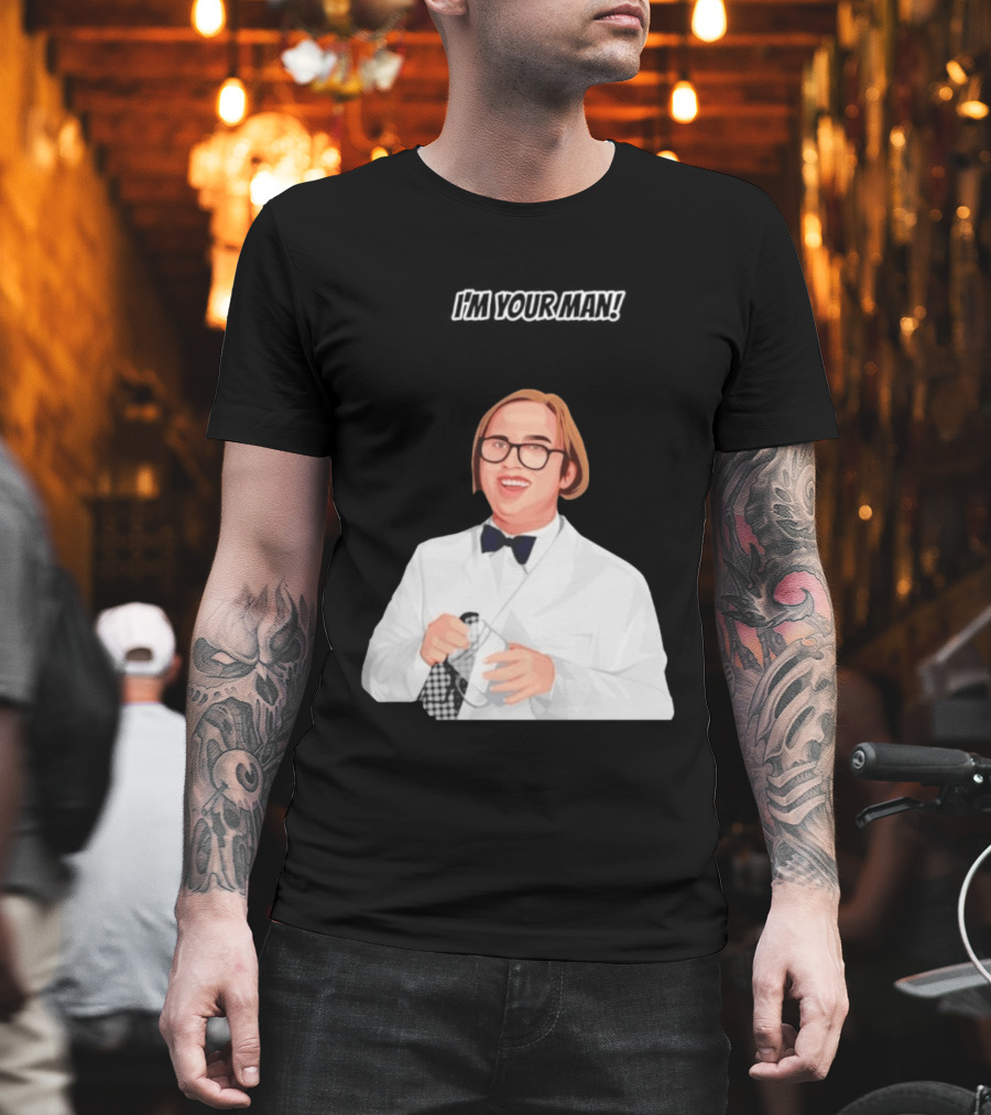 Max And Paddy I Am Your Man Bow Tie White Jacket T-Shirt