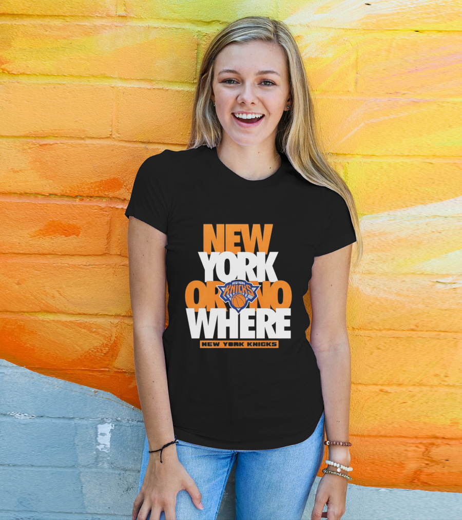 New York Knicks Basketball New York Or Nowhere 2026 T-Shirt