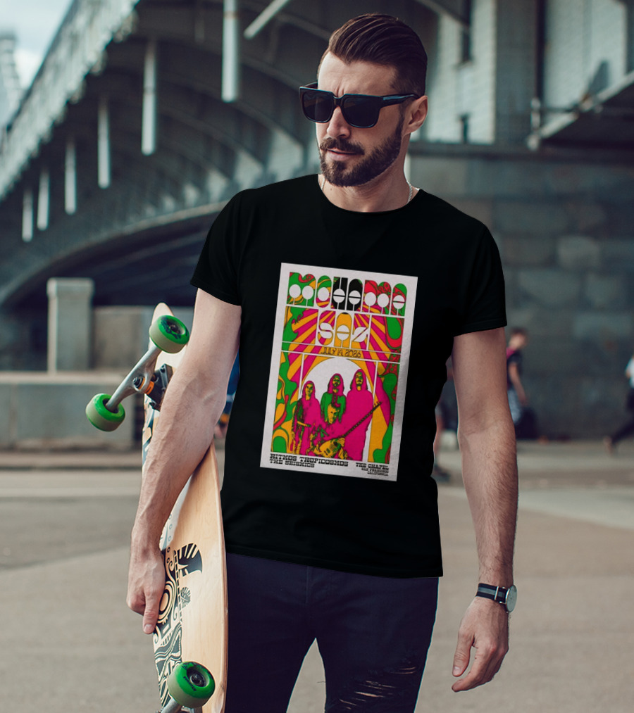 MOHAMA SAZ San Francisco CA July 14 2026 Ritmos Tropicosmos The Seismics The Chapel T-Shirt