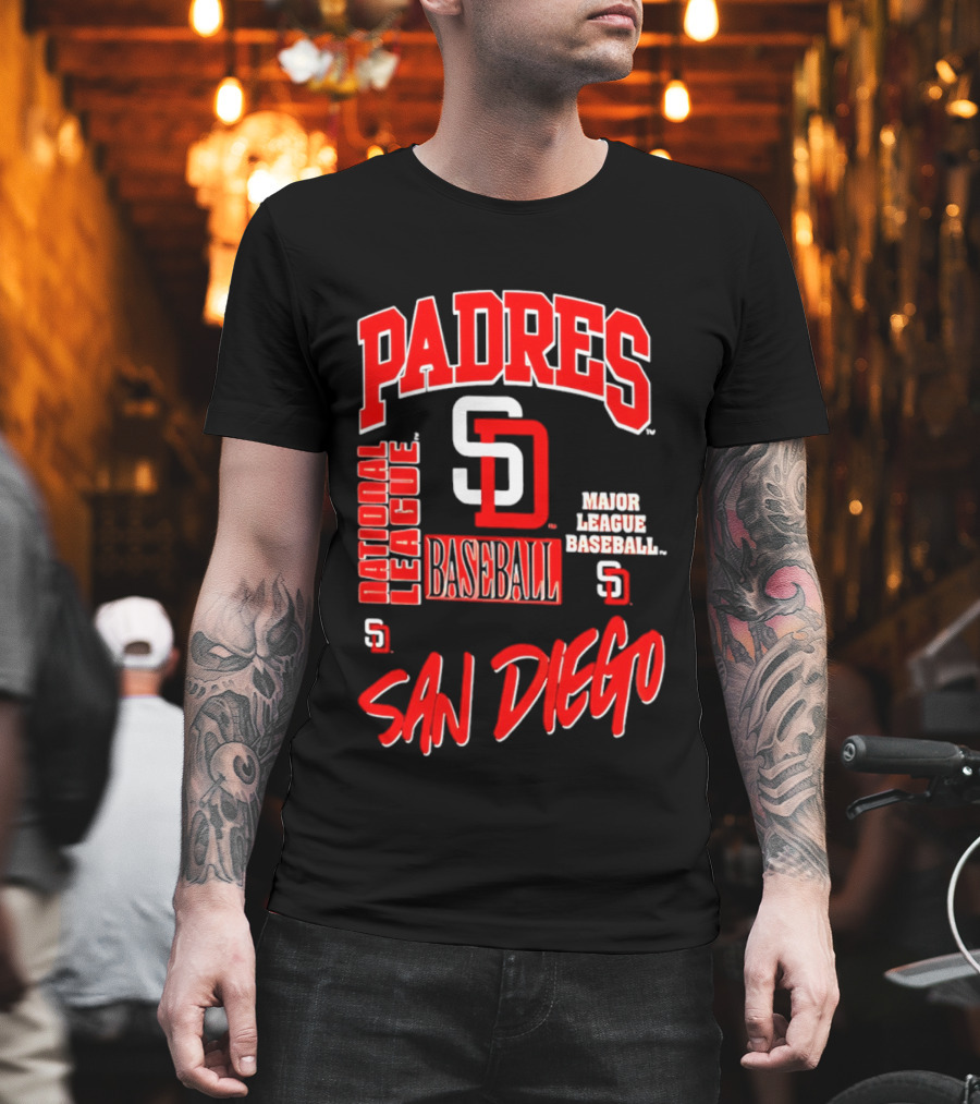 Padres San Diego SD National League Major League Baseball T-Shirt