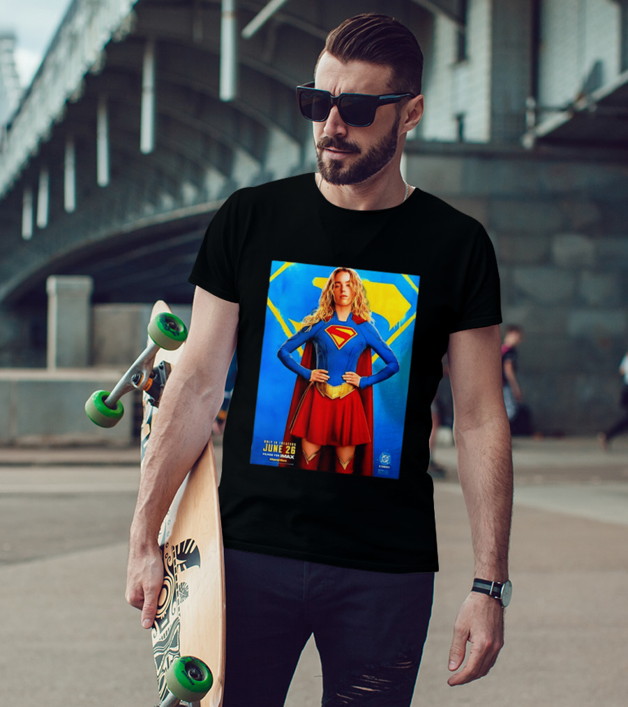 DC Studios Supergirl Movie June 26 Theaters Imax T-Shirt