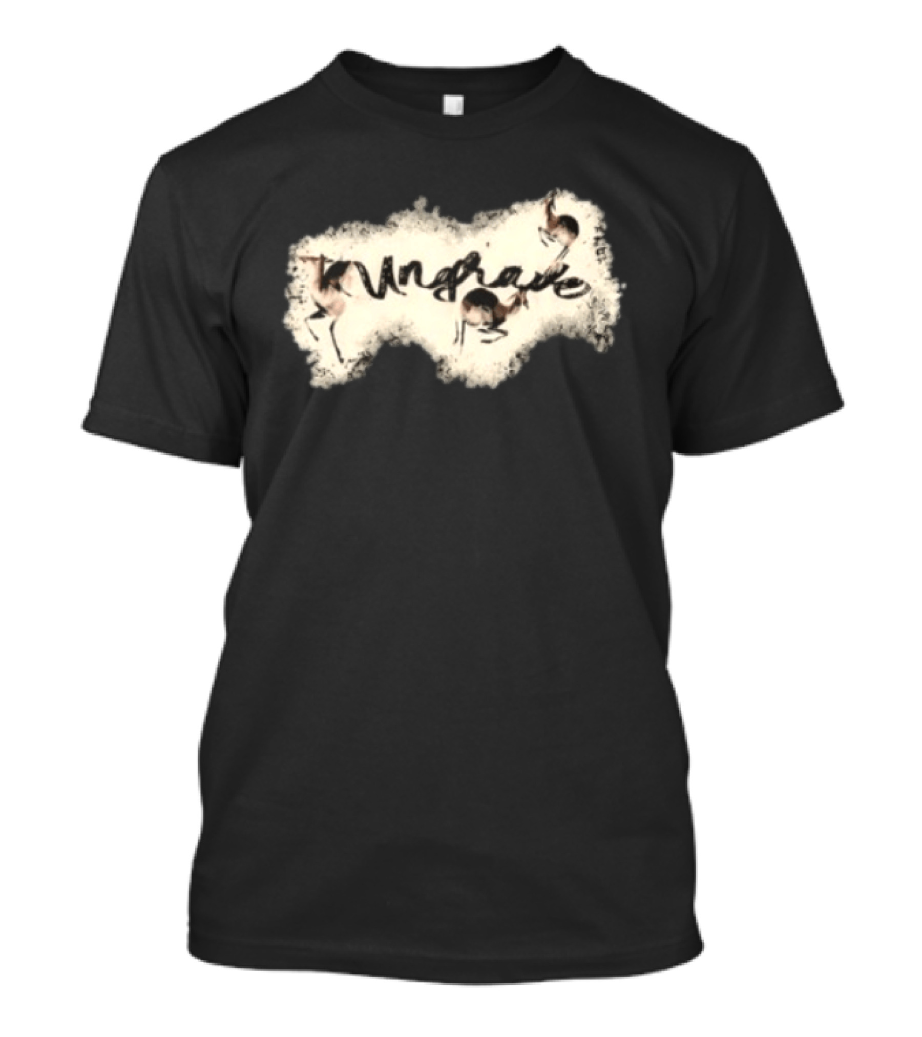 Ungrave Brown Shadow Deer Ungrave T-Shirt