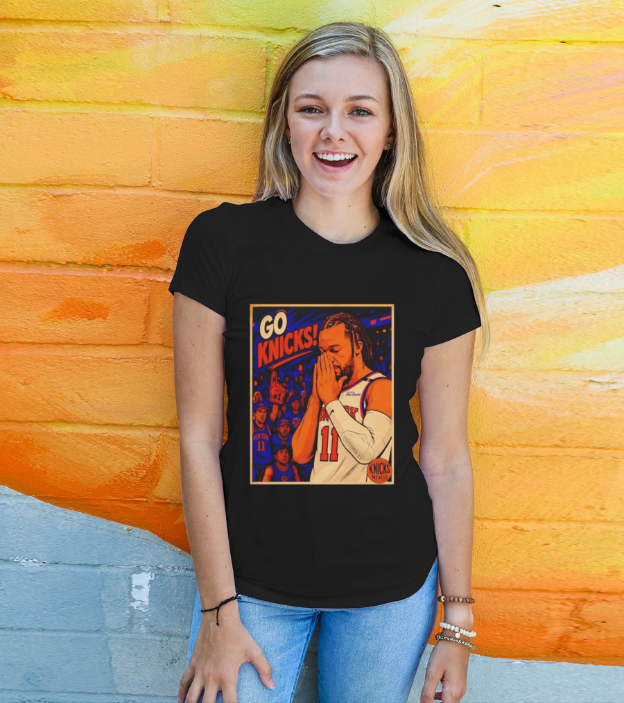 GO KNICKS Jalen Brunson New York Knicks 11 Mexico T-Shirt