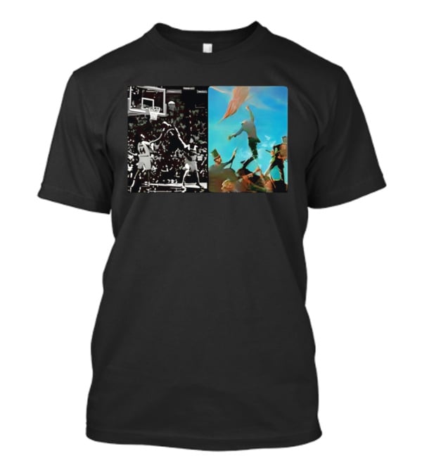 San Antonio Spurs Victor Wembanyama Dunk Alamo Basketball Celebration T-Shirt
