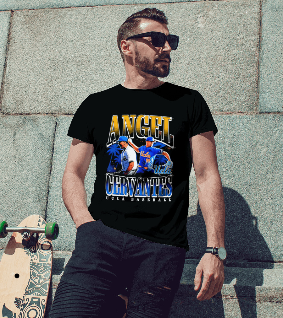 Ucla Baseball Angel Cervantes Player T-Shirt
