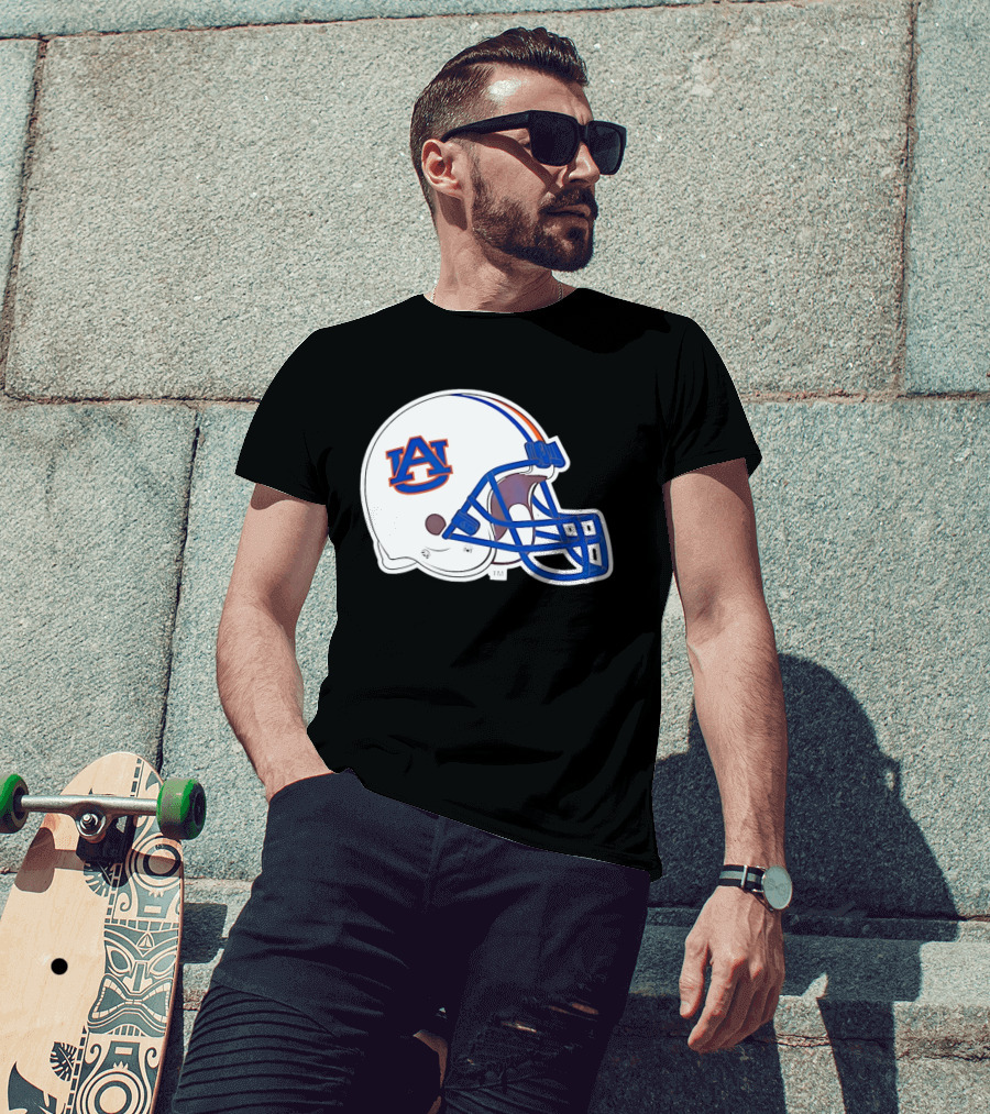 Auburn Tigers Football Helmet AU T-Shirt