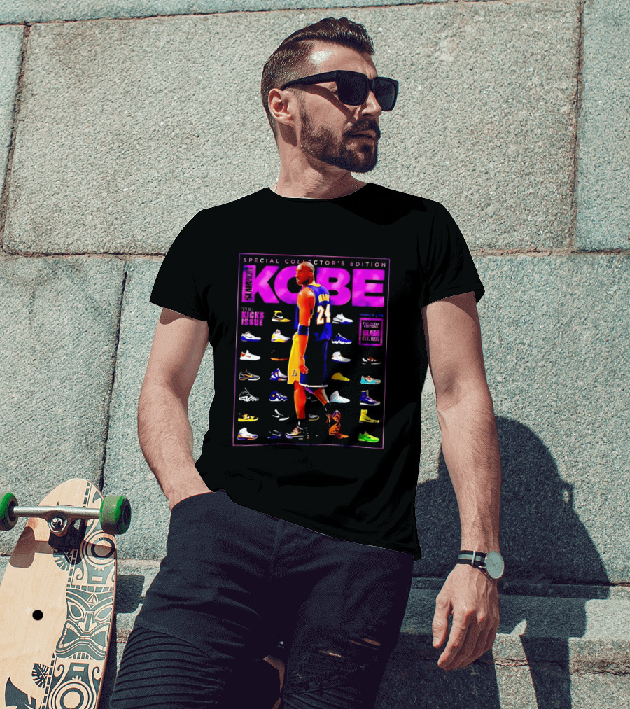 Kobe Bryant SLAM Special Collector's Edition The Kicks Issue Los Angeles Lakers 24 T-Shirt