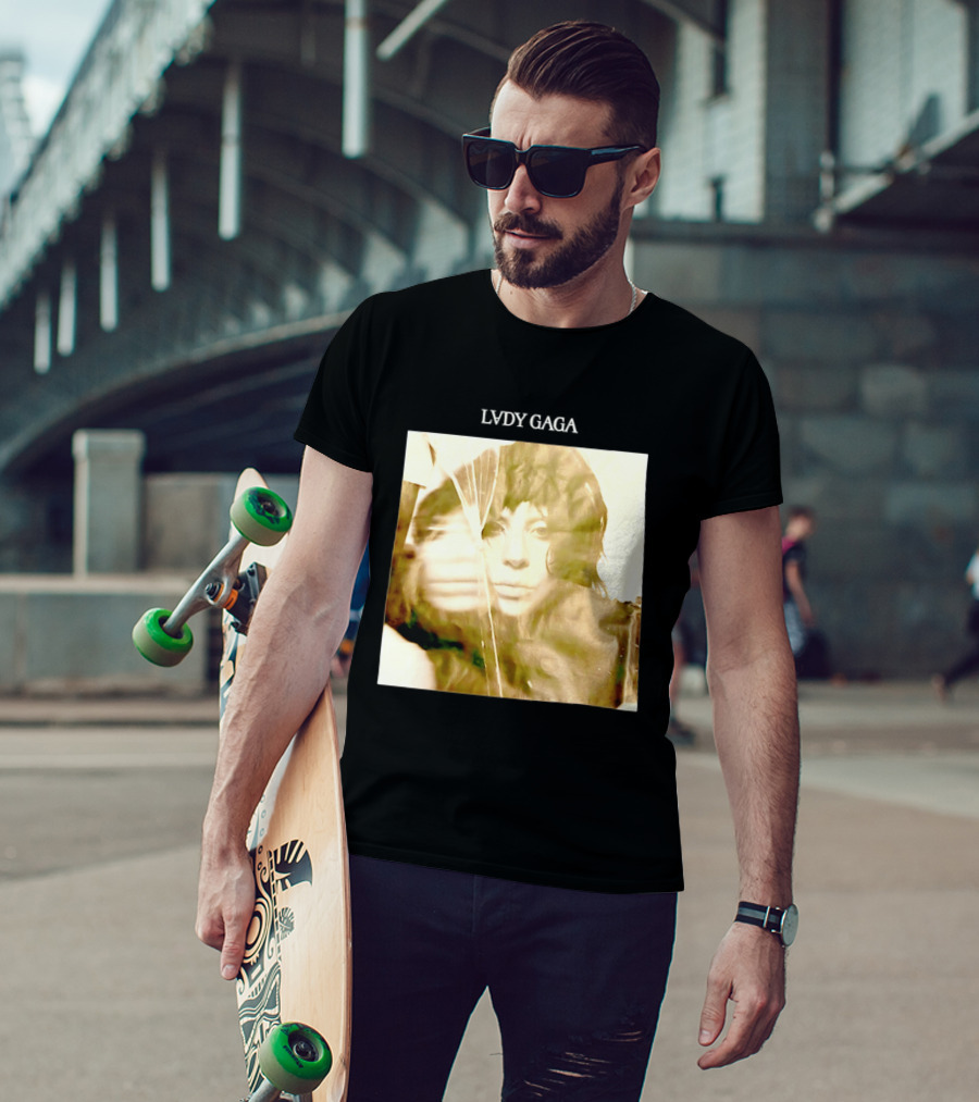LADY GAGA LVDY Vintage Album Cover T-Shirt
