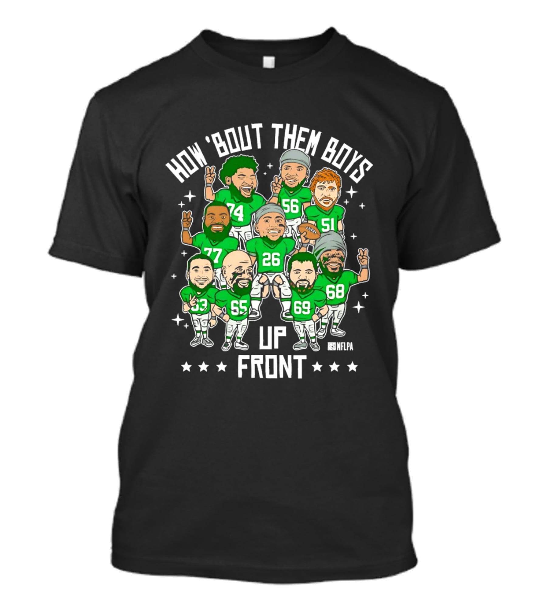 How 'Bout Them Boys 26 Up Front 74 56 51 77 65 69 68 T-Shirt