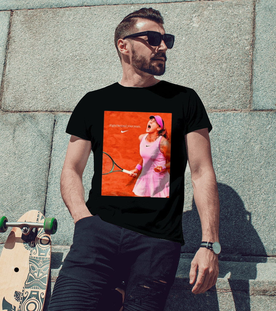Mirra Andreeva Nike Fight Beyond Your Years Tennis Motivation T-Shirt