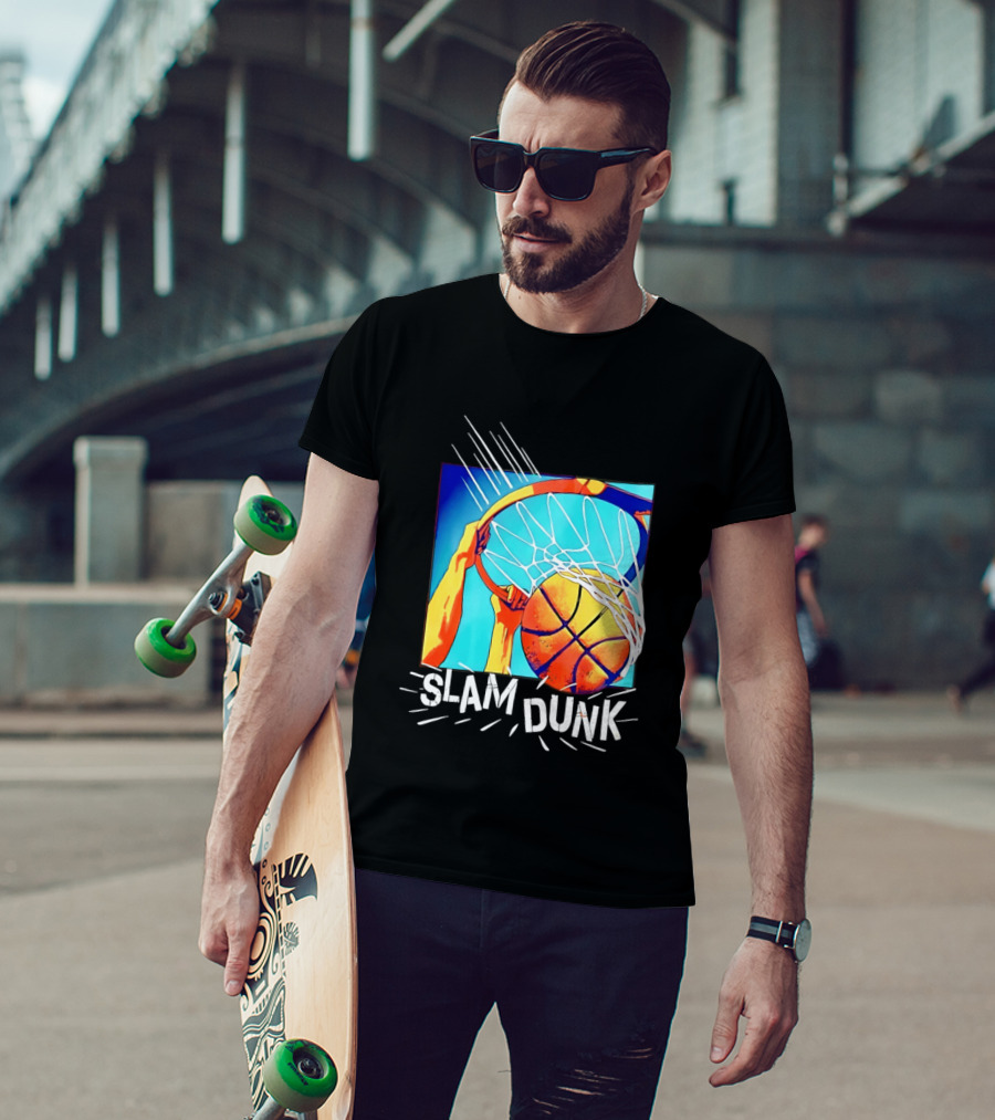 Slam Dunk Basketball Children's Place Hoop Action Kids T-Shirt