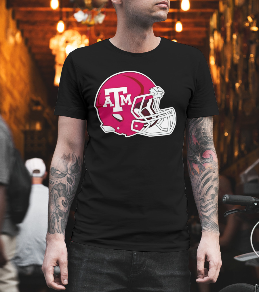Texas A&M Aggies Football Helmet Fan Gear T-Shirt