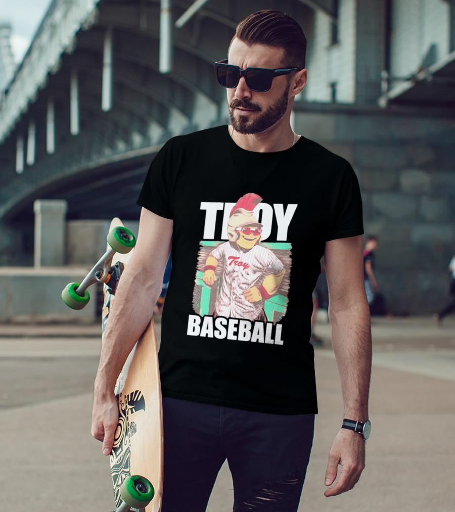 Troy University Trojans Baseball Team Collegiate Athletic Spirit T-Shirt