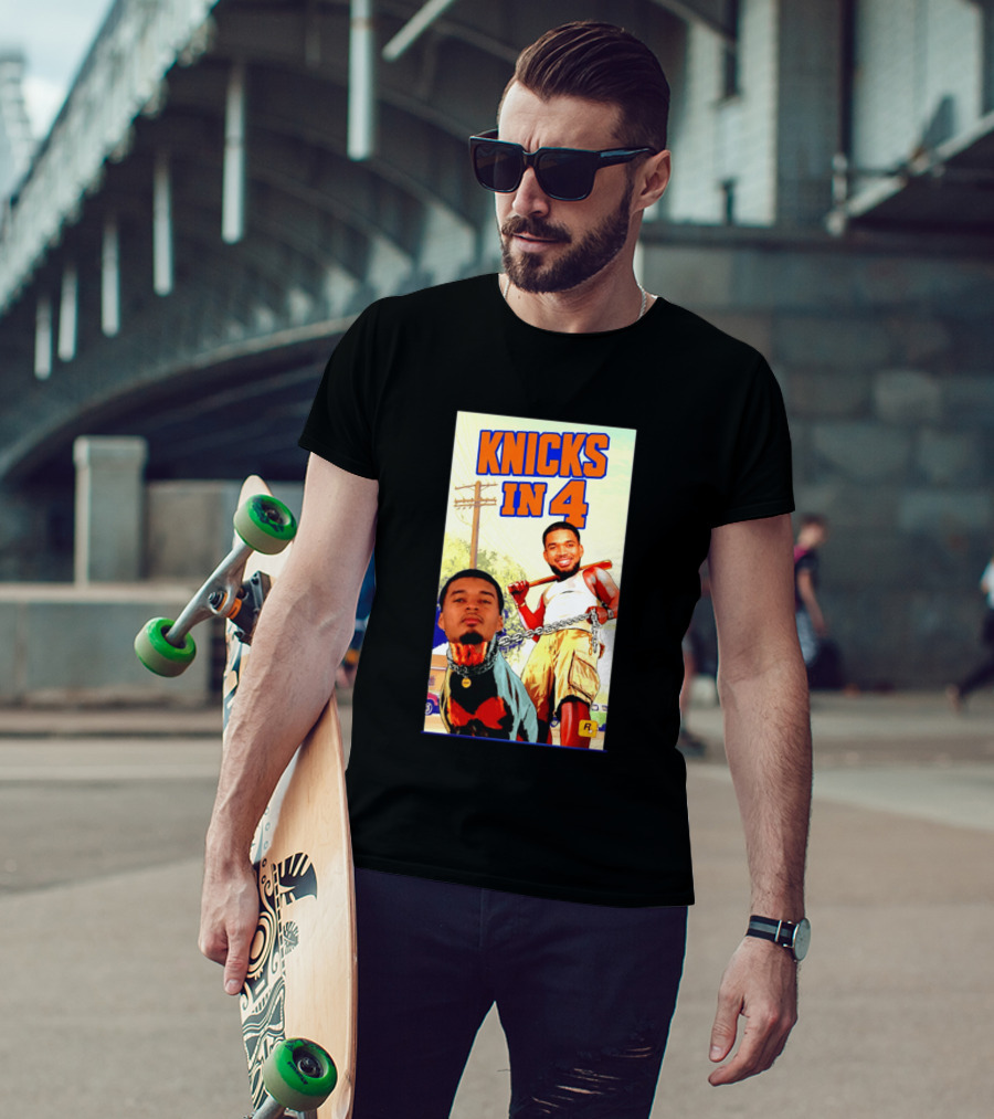 New York Knicks Knicks In 4 GTA V Meme San Antonio Spurs T-Shirt
