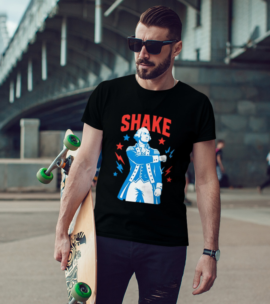 Shake And Bake George Washington America Drinking T-Shirt