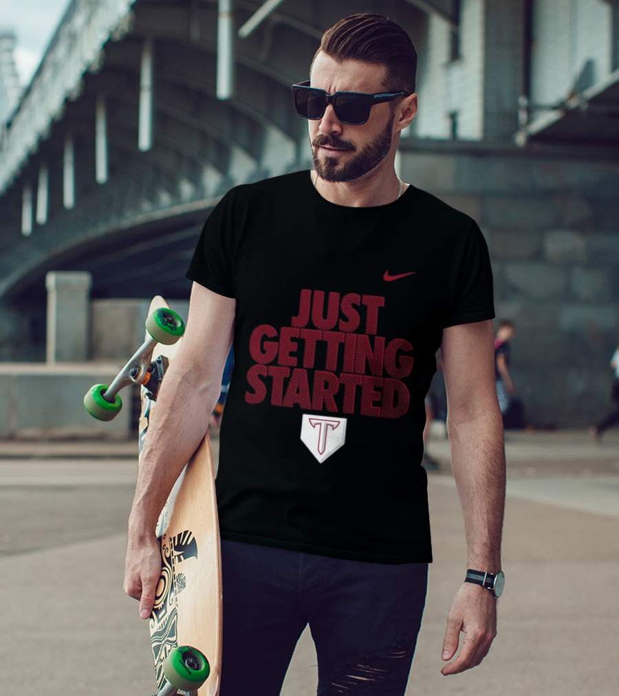 Nike Troy Trojans Just Getting Started T-Shirt