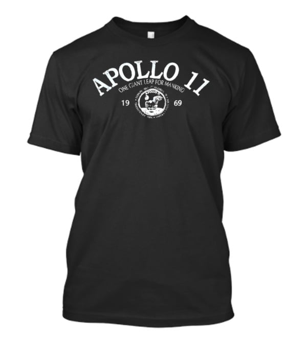 Apollo 11 One Giant Leap For Mankind 1969 NASA Moon Landing T-Shirt