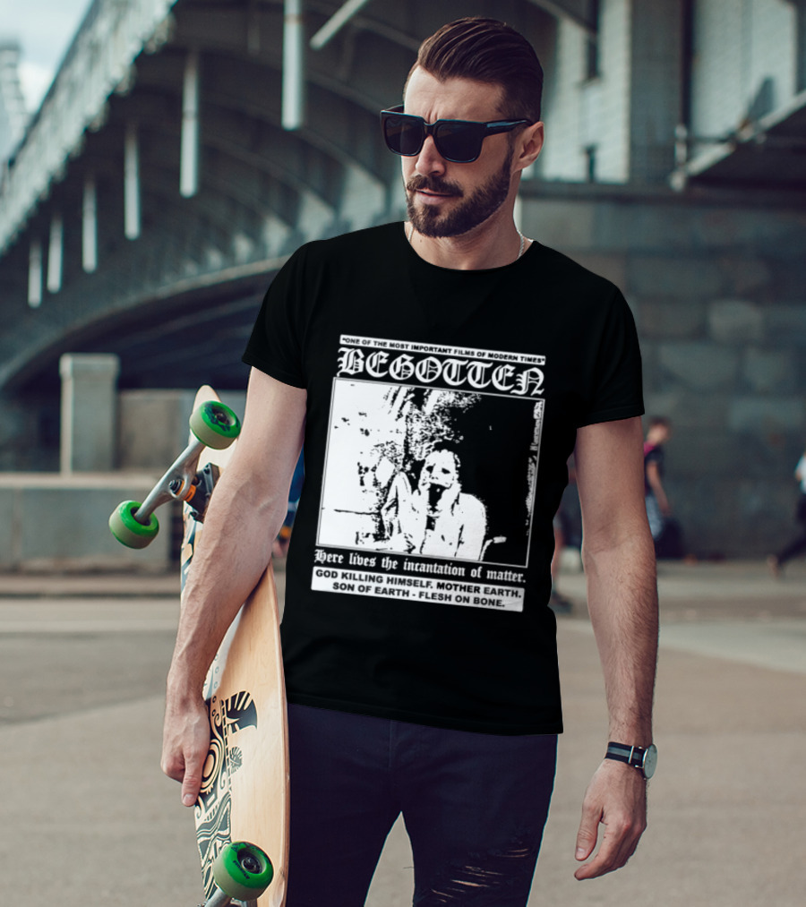 Begotten Most Important Films Modern Times Bootleg Surreal Cult Classic Horror Movie T-Shirt