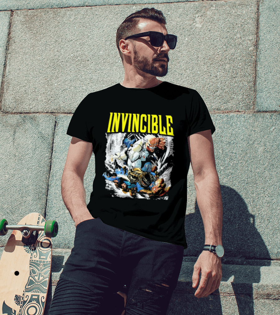 Invincible Thragg Vs Omni Man Epic Battle Comics T-Shirt