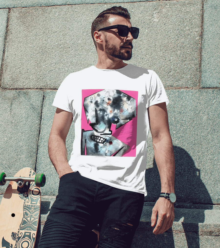 Futura Self Abstract Expressionist Street T-Shirt