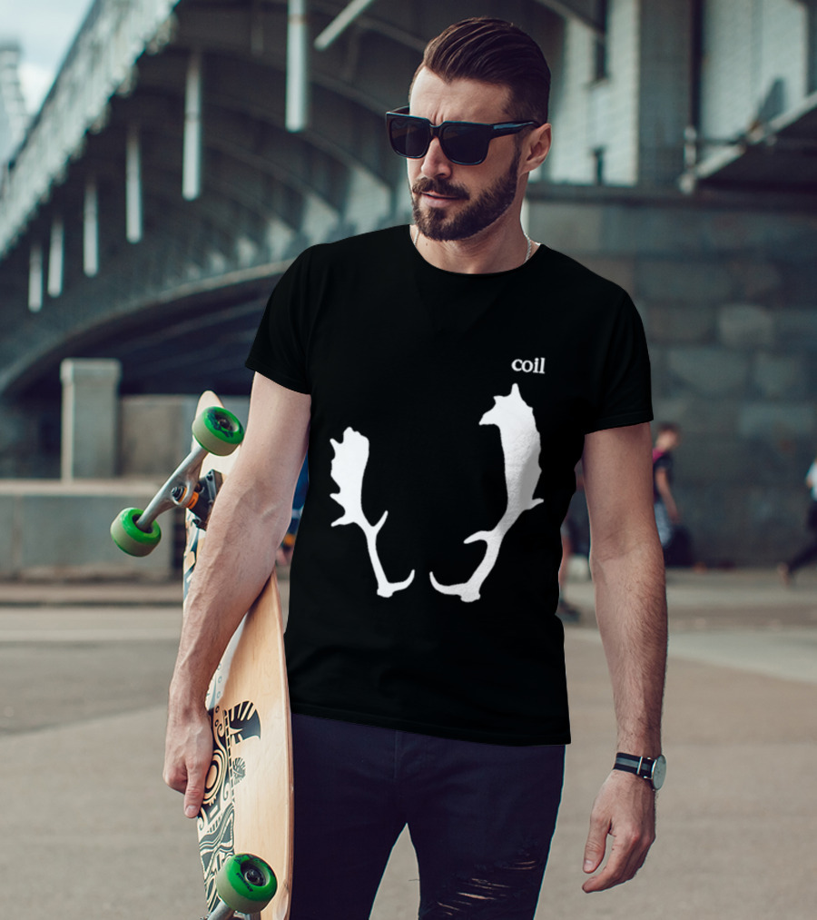 Coil Black Antlers T-Shirt