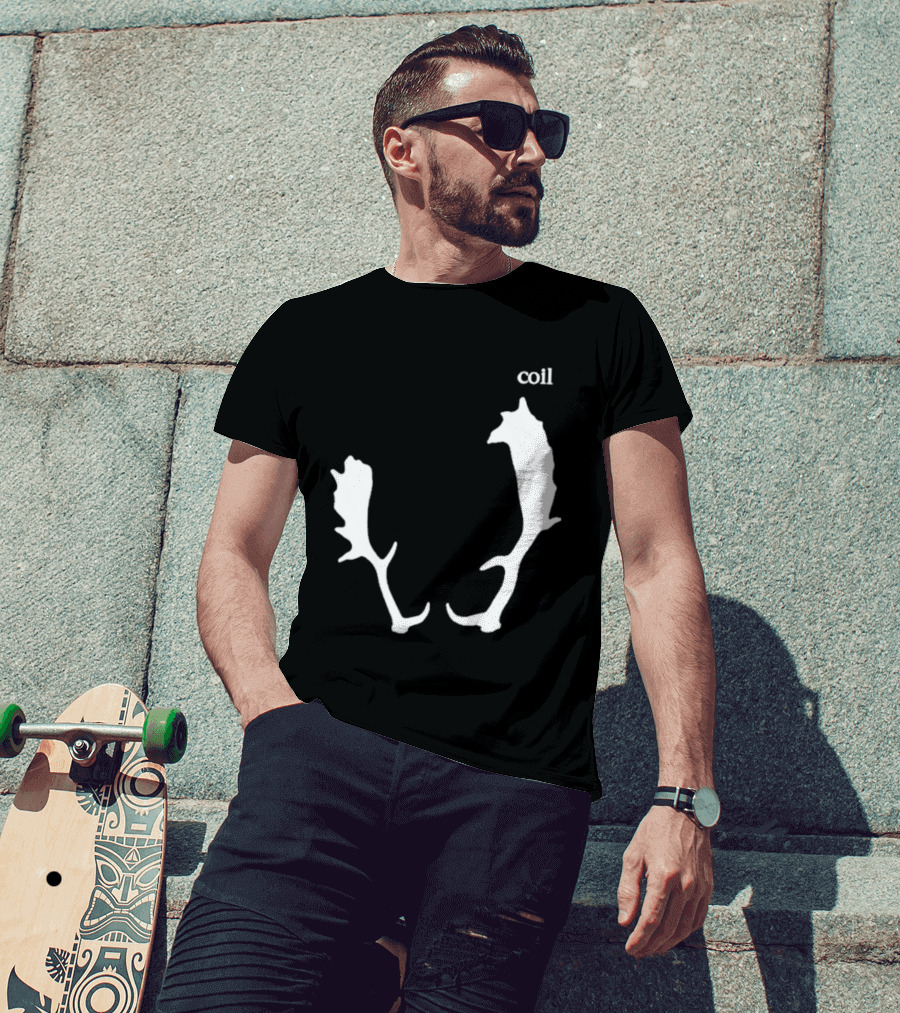 Coil Black Antlers T-Shirt
