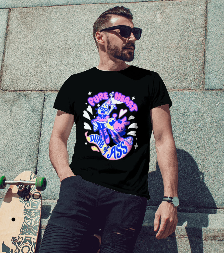 Pure Heart Dumb Of Ass Giraffalope Fun T-Shirt