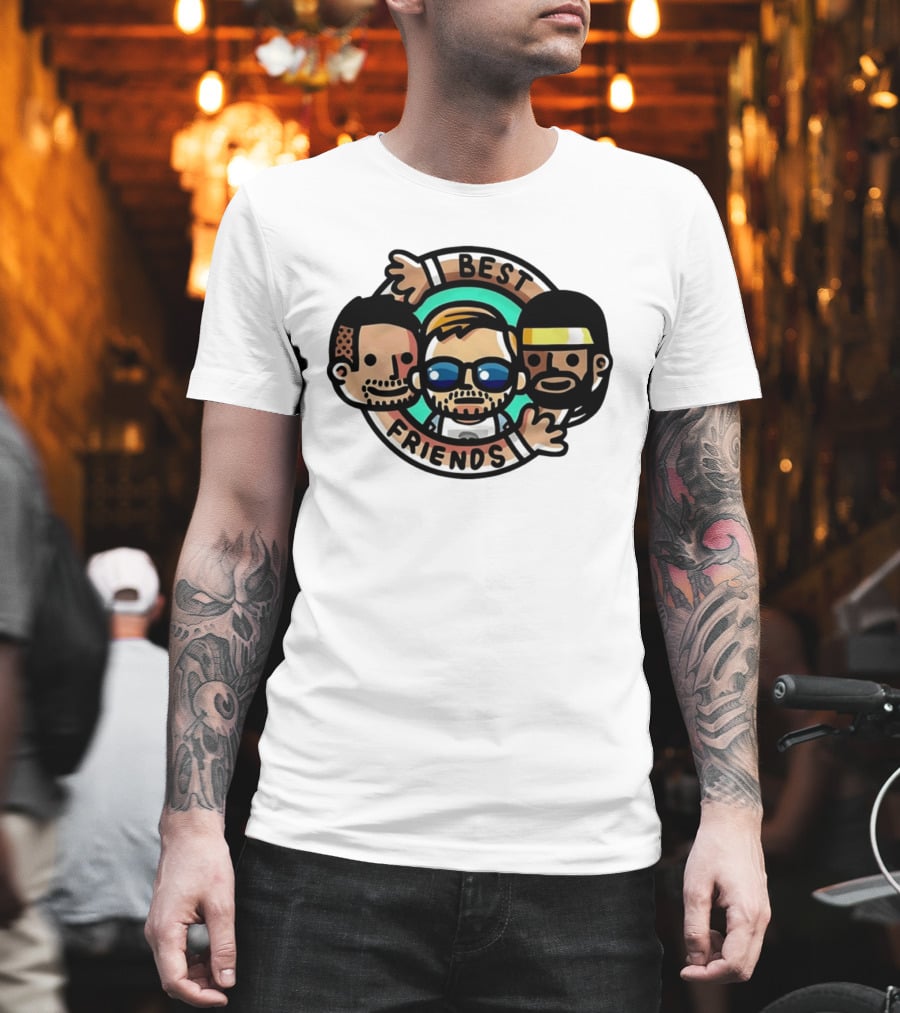 All Elite Wrestling Best Friends Cartoon Characters T-Shirt