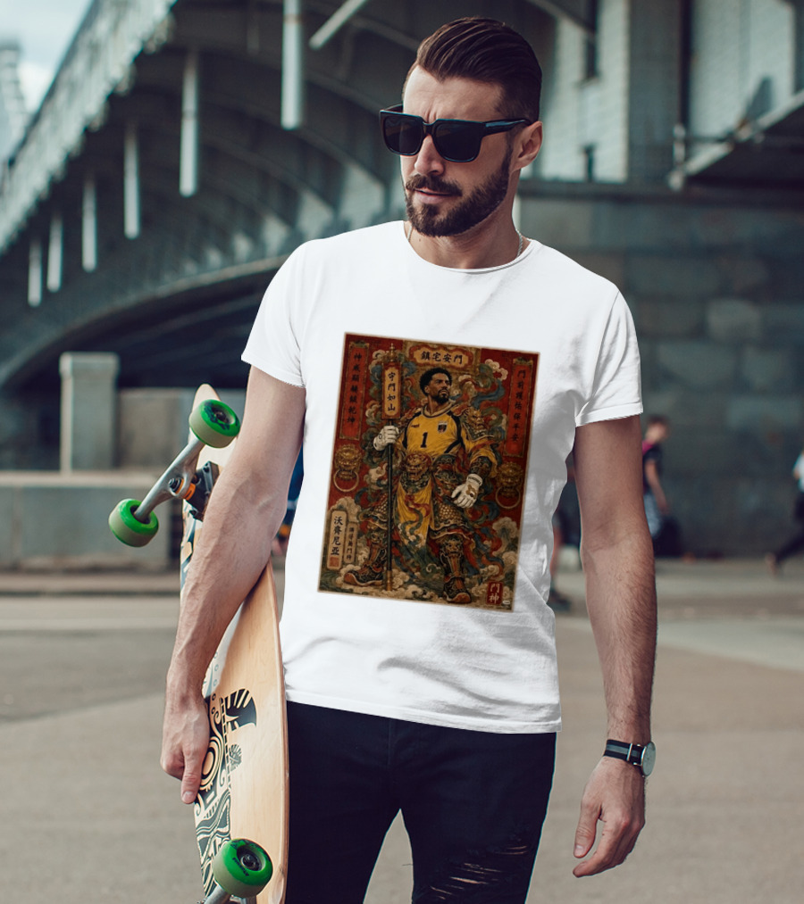 Cape Verde Goalkeeper Vozninha Door God Guardian T-Shirt