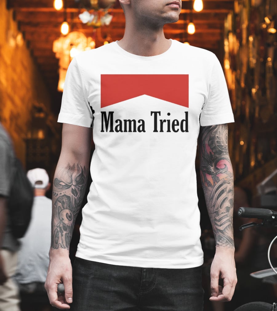 Mama Tried Red Chevron T-Shirt