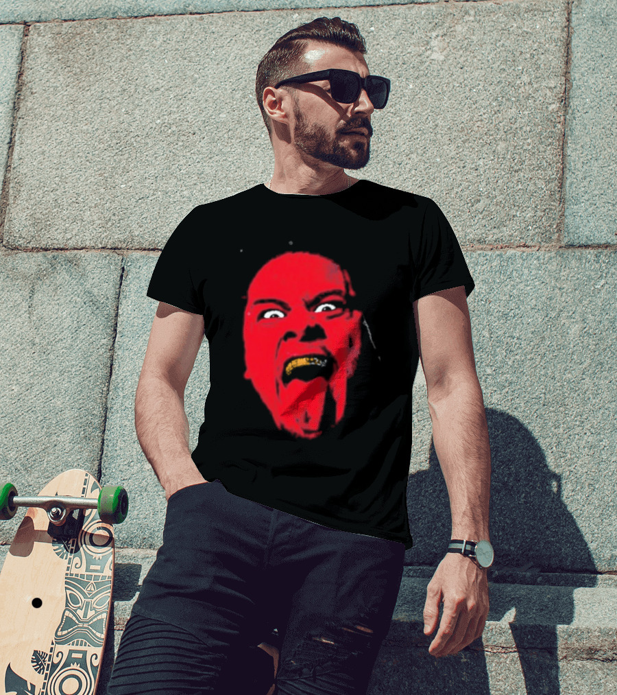 Zilla Fatu Distressed Wrestling Face T-Shirt