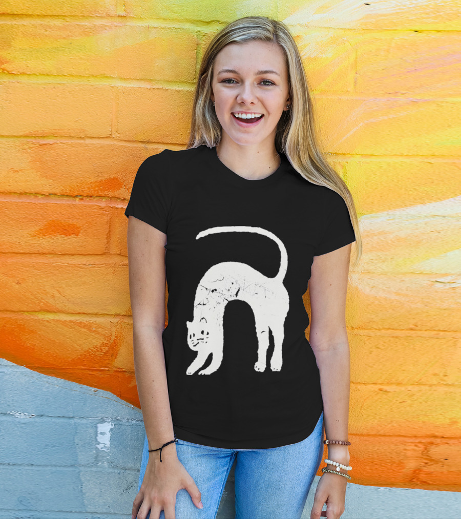 Angeltype Catvisu Arched Feline T-Shirt