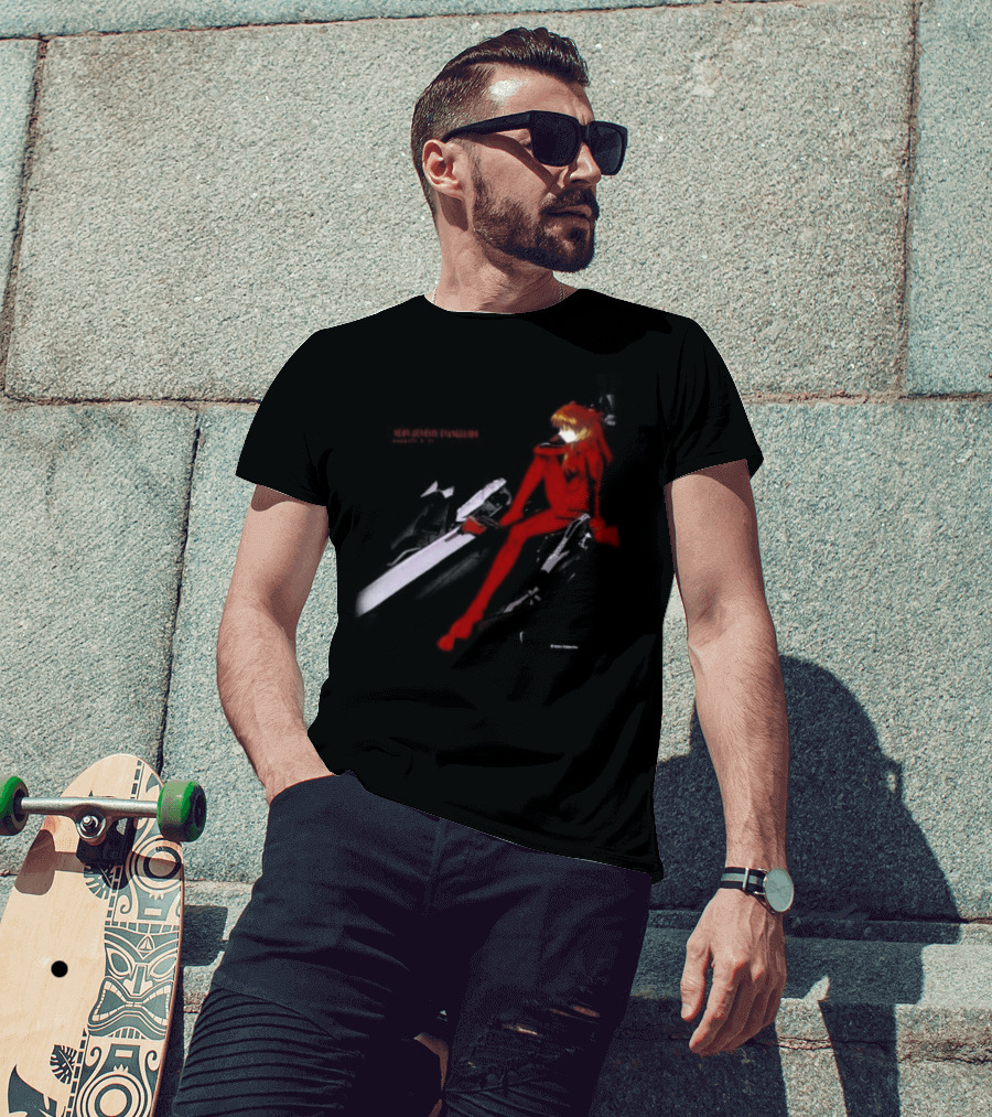 Asuka Langley Soryu Neon Genesis Evangelion Genesis 0 11 Bold Red T-Shirt