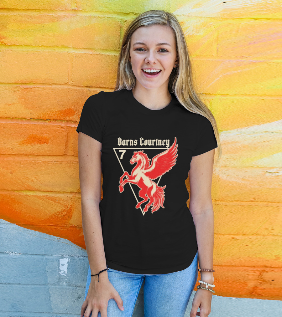 Barns Courtney Pegasus 7 Retro Triangular Pegasus T-Shirt