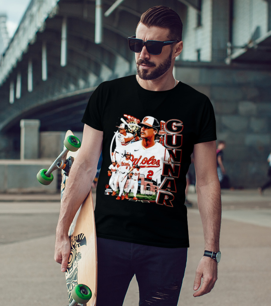 Gunnar Henderson Baltimore Orioles MLB 2026 Collage T-Shirt